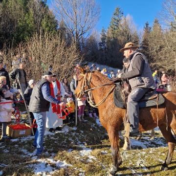 na blagoslov konj so prišli tudi konjeniki iz sosednjih občin